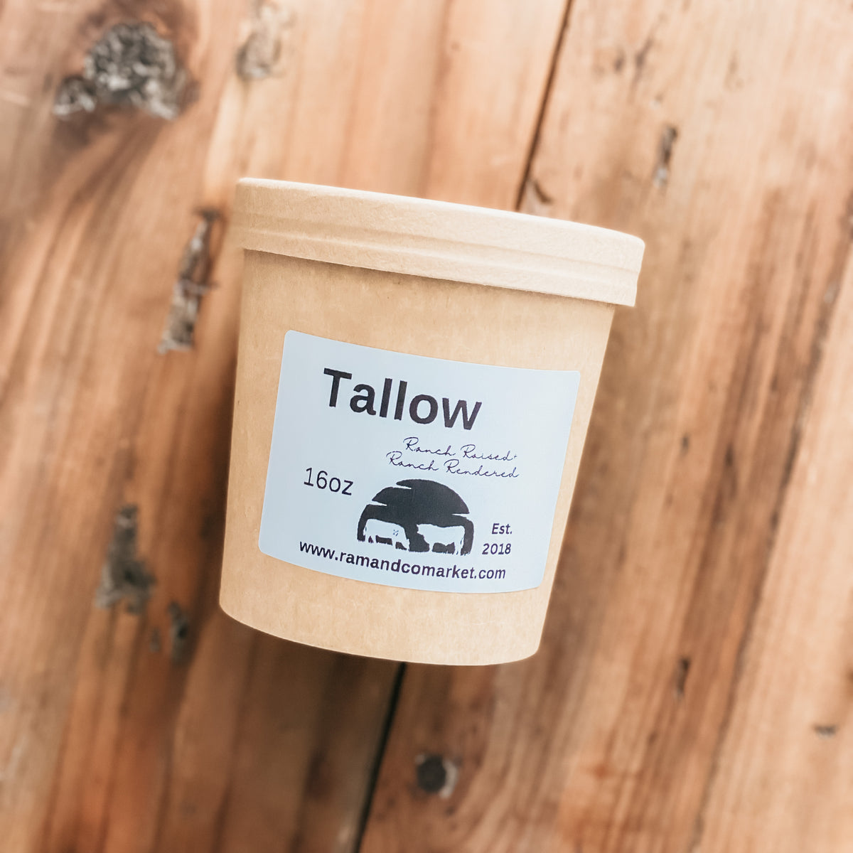 Cooking Tallow 16oz – RAM and Co. MARKET