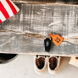 Branded Cattle Tag Key Chain