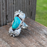 Navajo Royston Turquoise Ring Size 9