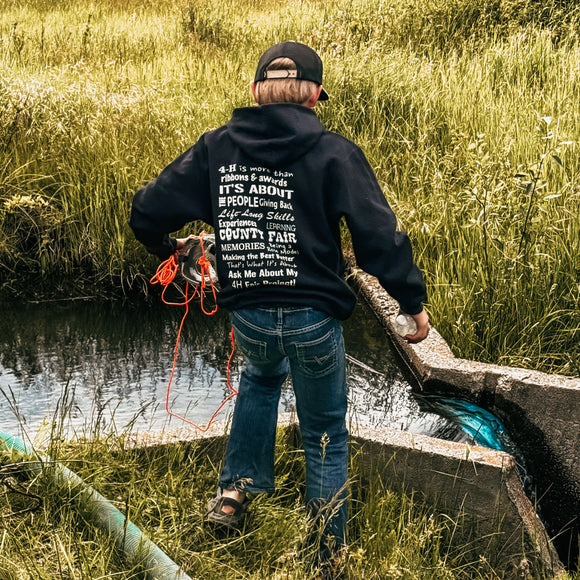 County Fair Hoodie in Black || YOUTH