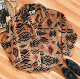 Cinder Sherpa Shacket