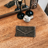 Swiss Hair on Hide Business Card Holder