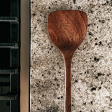 Large Wooden RAM & Co. Frying Spatula