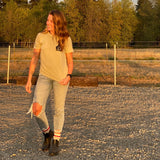 RAM & Co. Cattle Tag Tee in Sage
