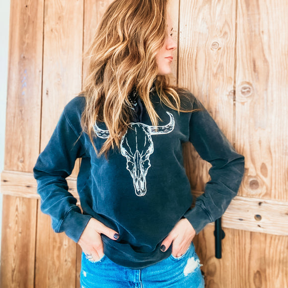 No Bull Sweatshirt in Charcoal