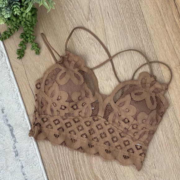 Bralette - Deep Camel