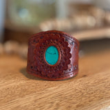Jolene Leather Bracelet w/ stone