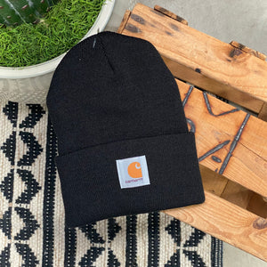 Black Cuffed Beanie
